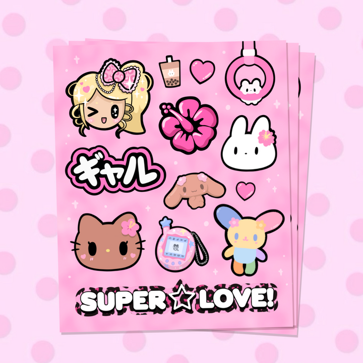 HEISEI GAL DECAL SET