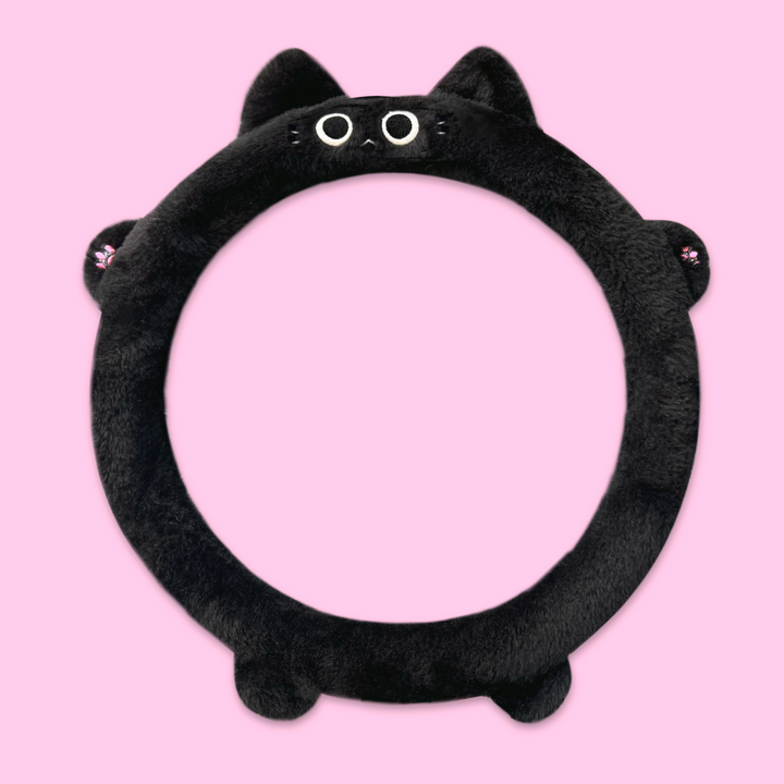 [B-Grade] Kitty Plush Steering Wheel Cover
