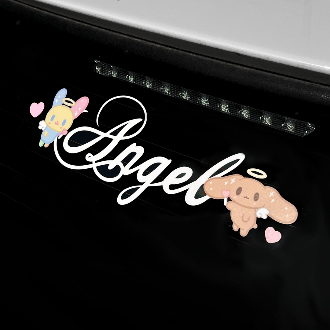 'ANGEL' vinyl banner