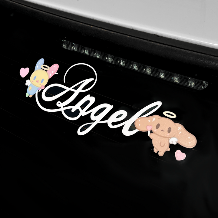 'ANGEL' vinyl banner