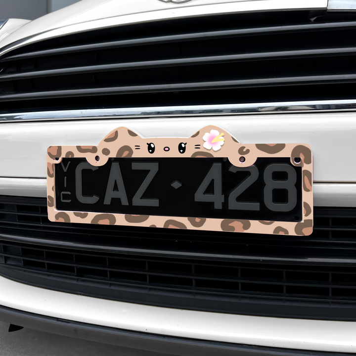 LEOPARD PLATE FRAME