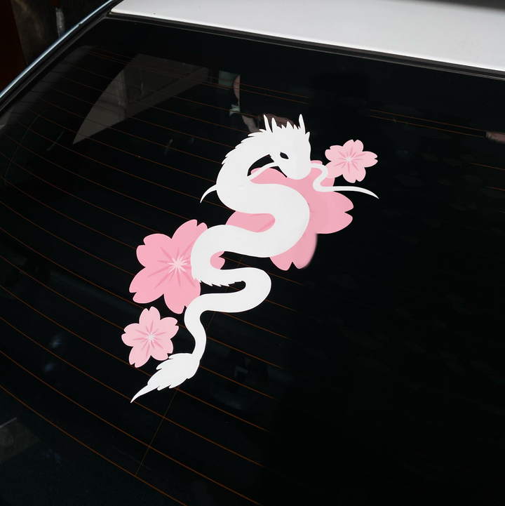 WHITE DRAGON VINYL BANNER (PRE-ORDER)