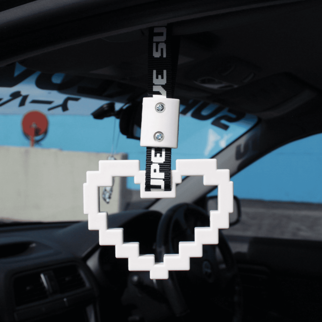 WHITE '8-BIT HEART' TSURIKAWA