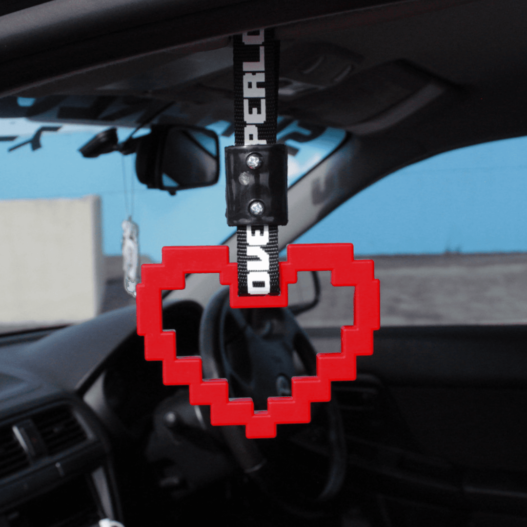 RED '8-BIT HEART' TSURIKAWA